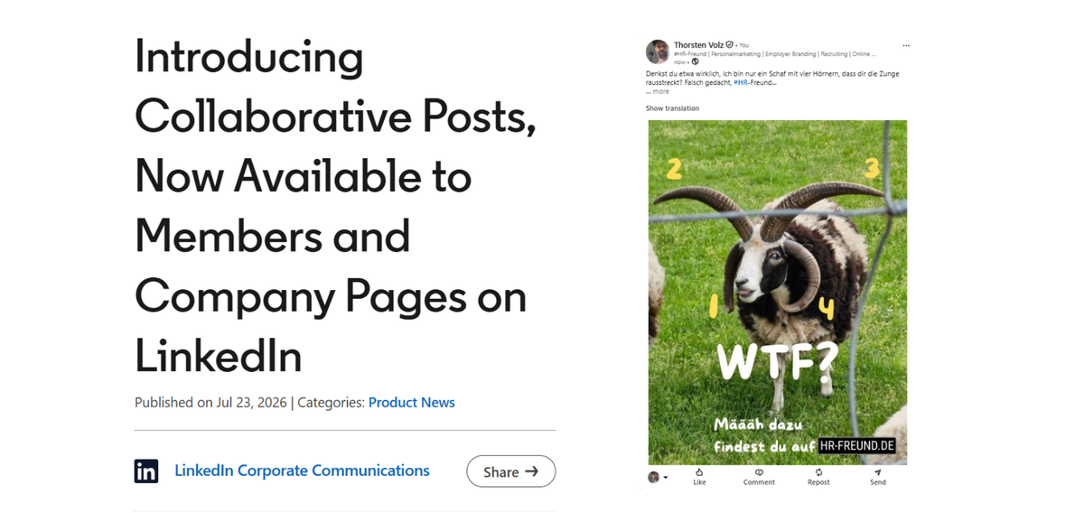 Collaborative Posts - it's the next Episode